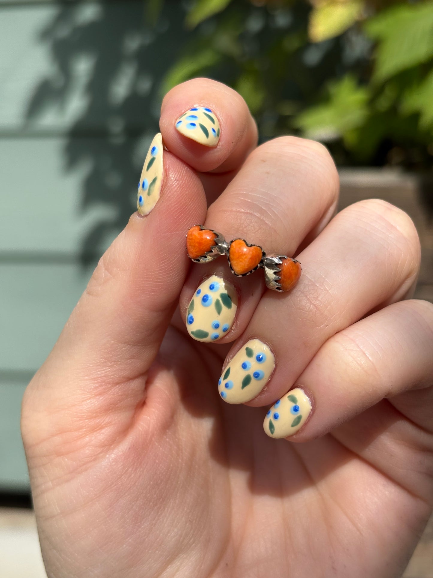 3 Orange Hearts- 5.5