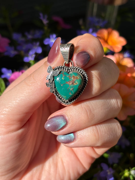 Butterfly Heart Pendant