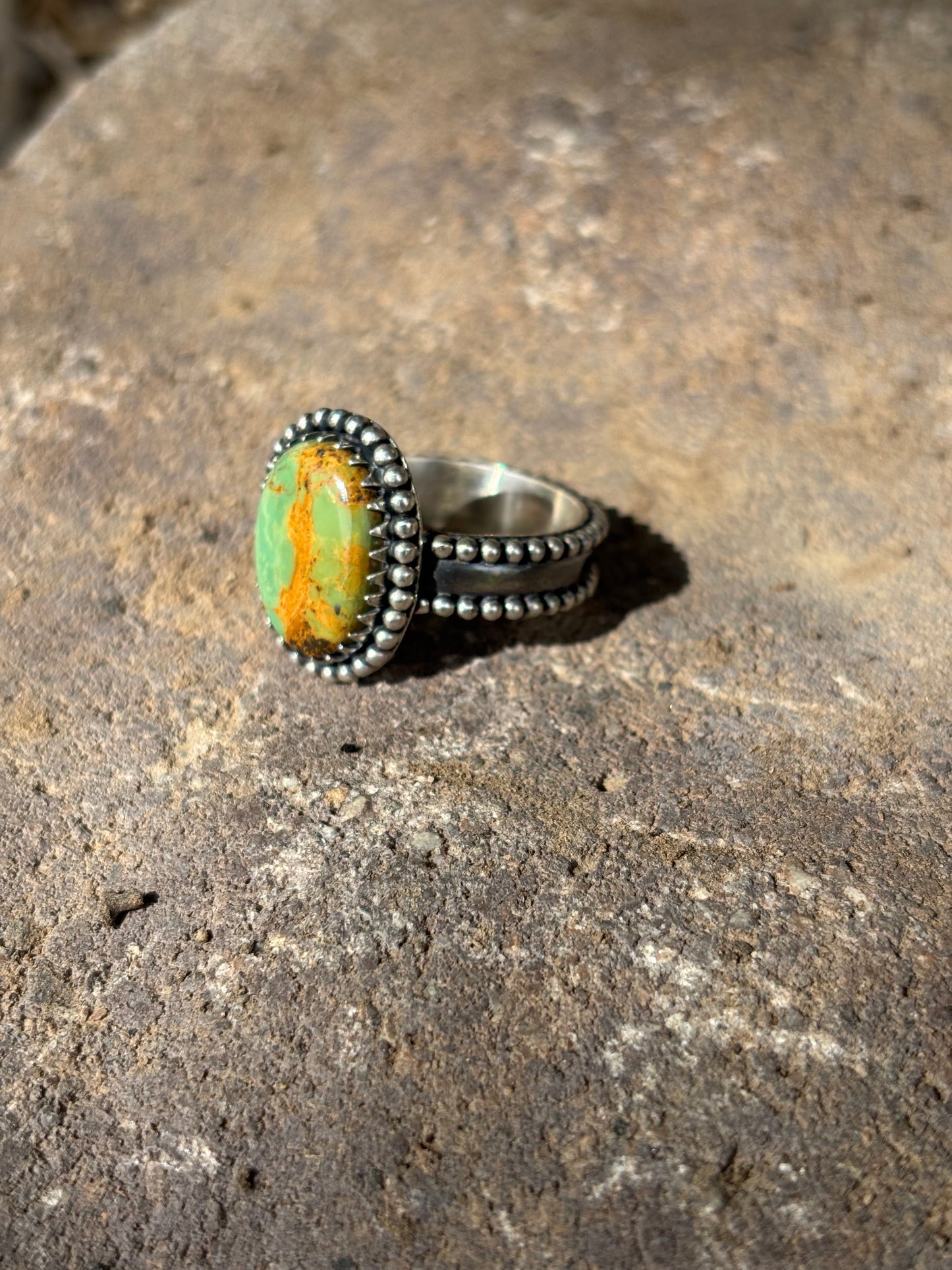 Green Turquoise Ring-9