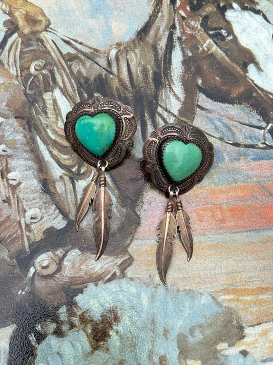 Native Heart Earrings