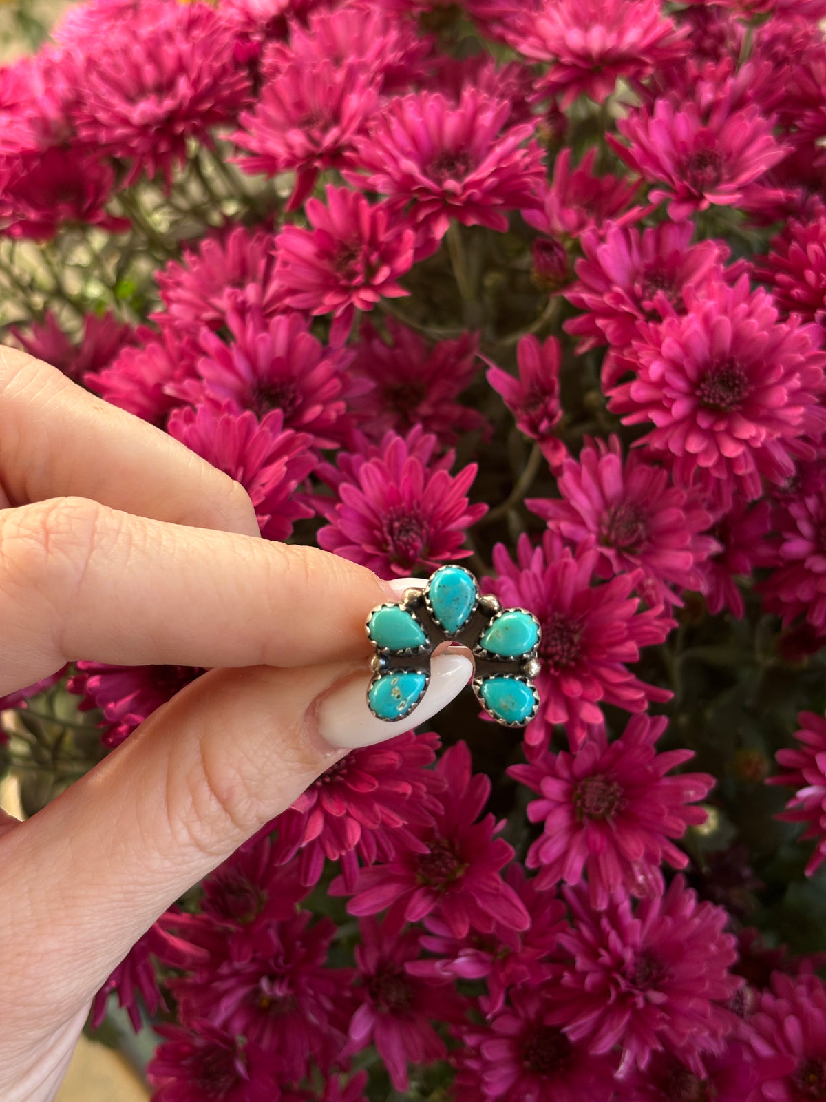 Turquoise Naja Ring-6.5