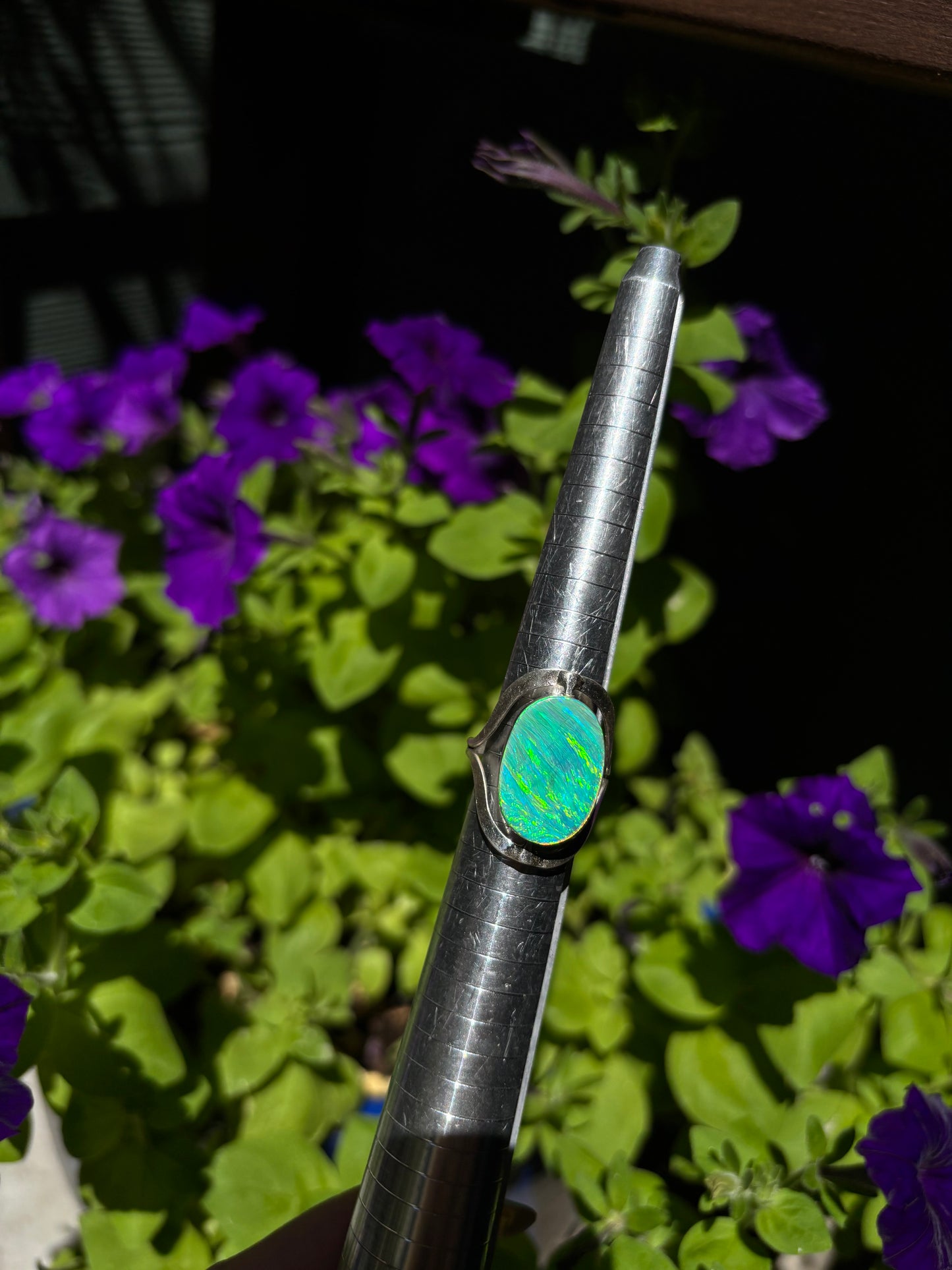 Reversible Opal Ring - 9