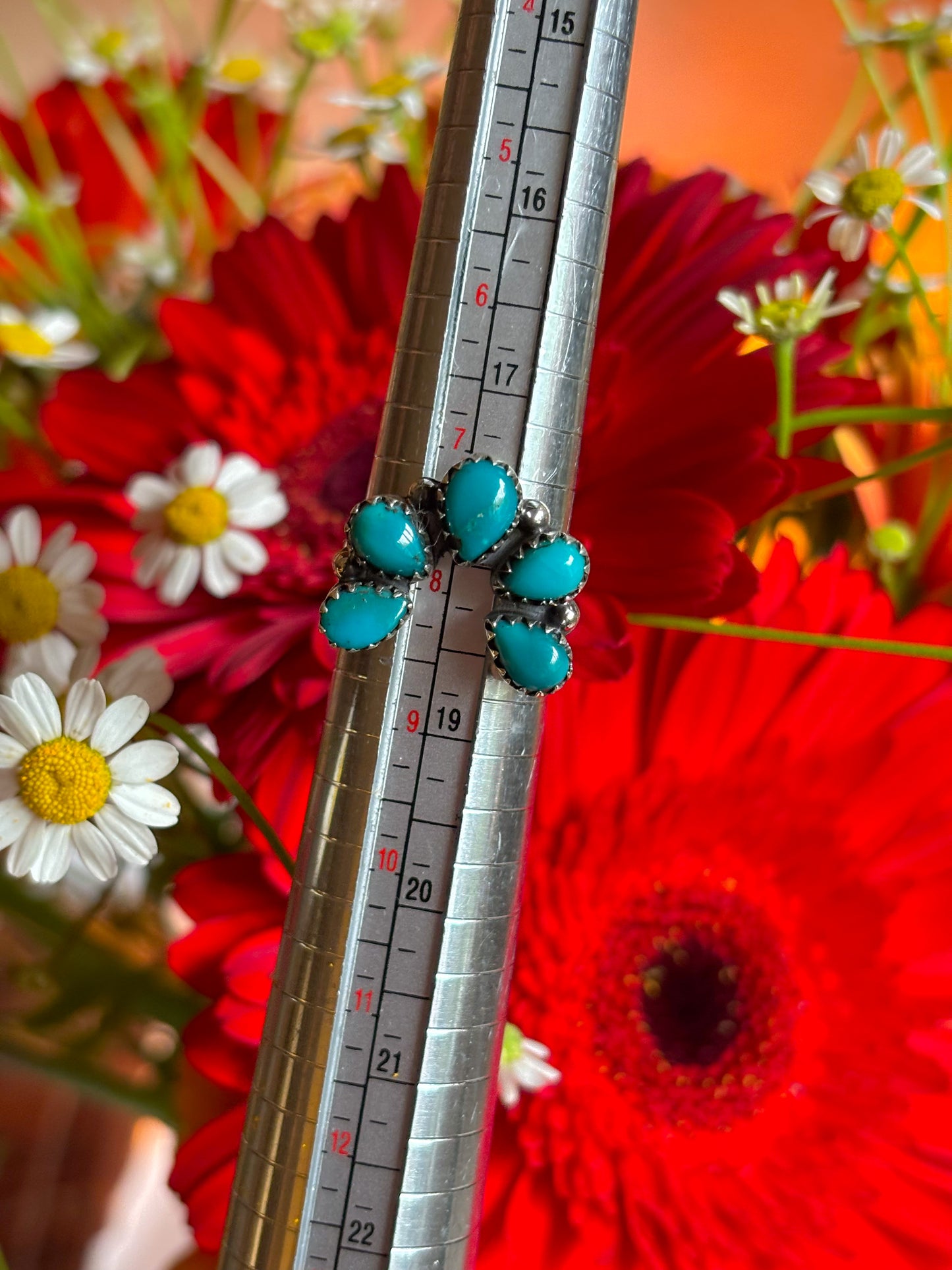 Turquoise Naja Ring- 8