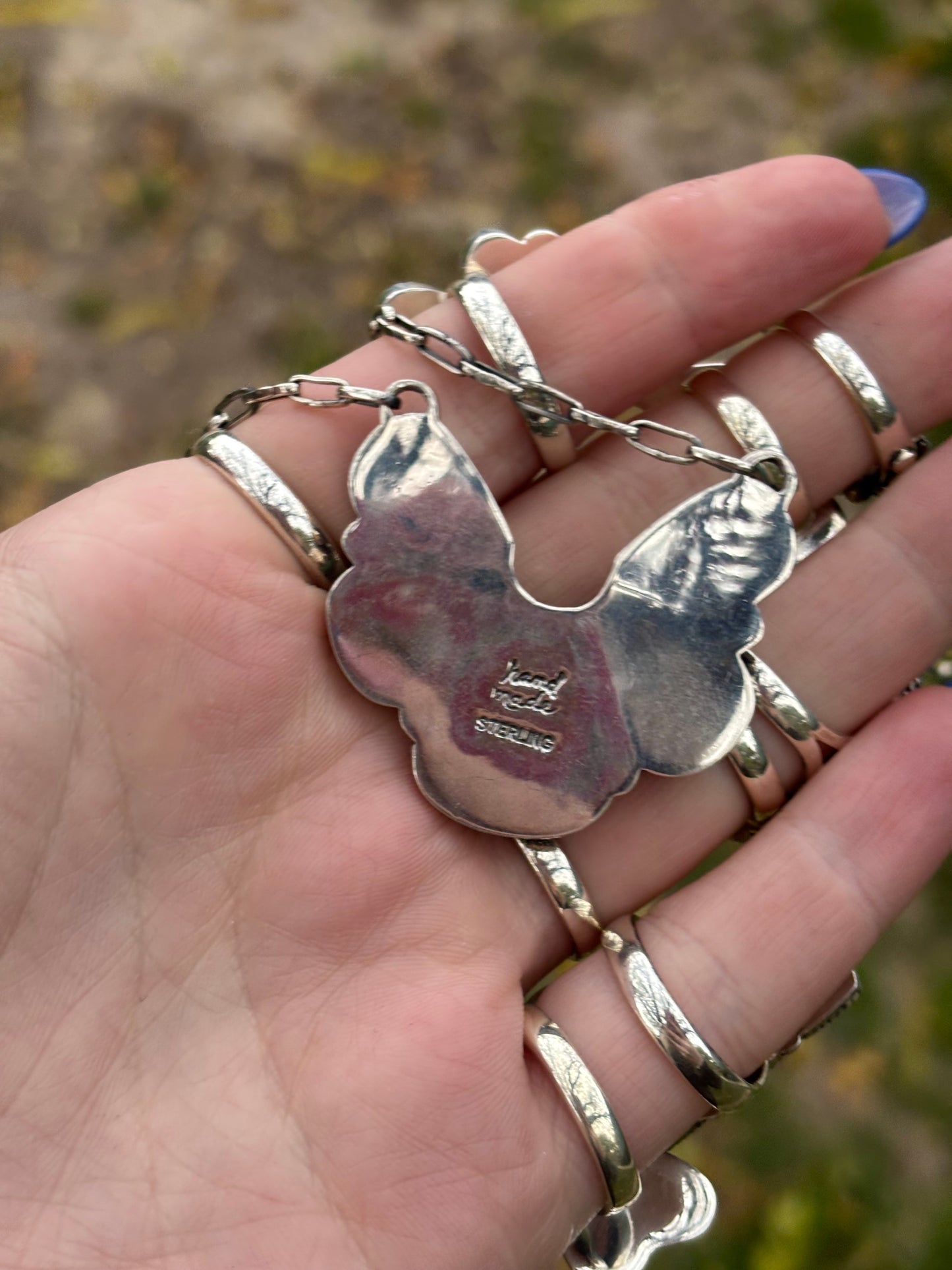 Large Turquoise Cluster Necklace