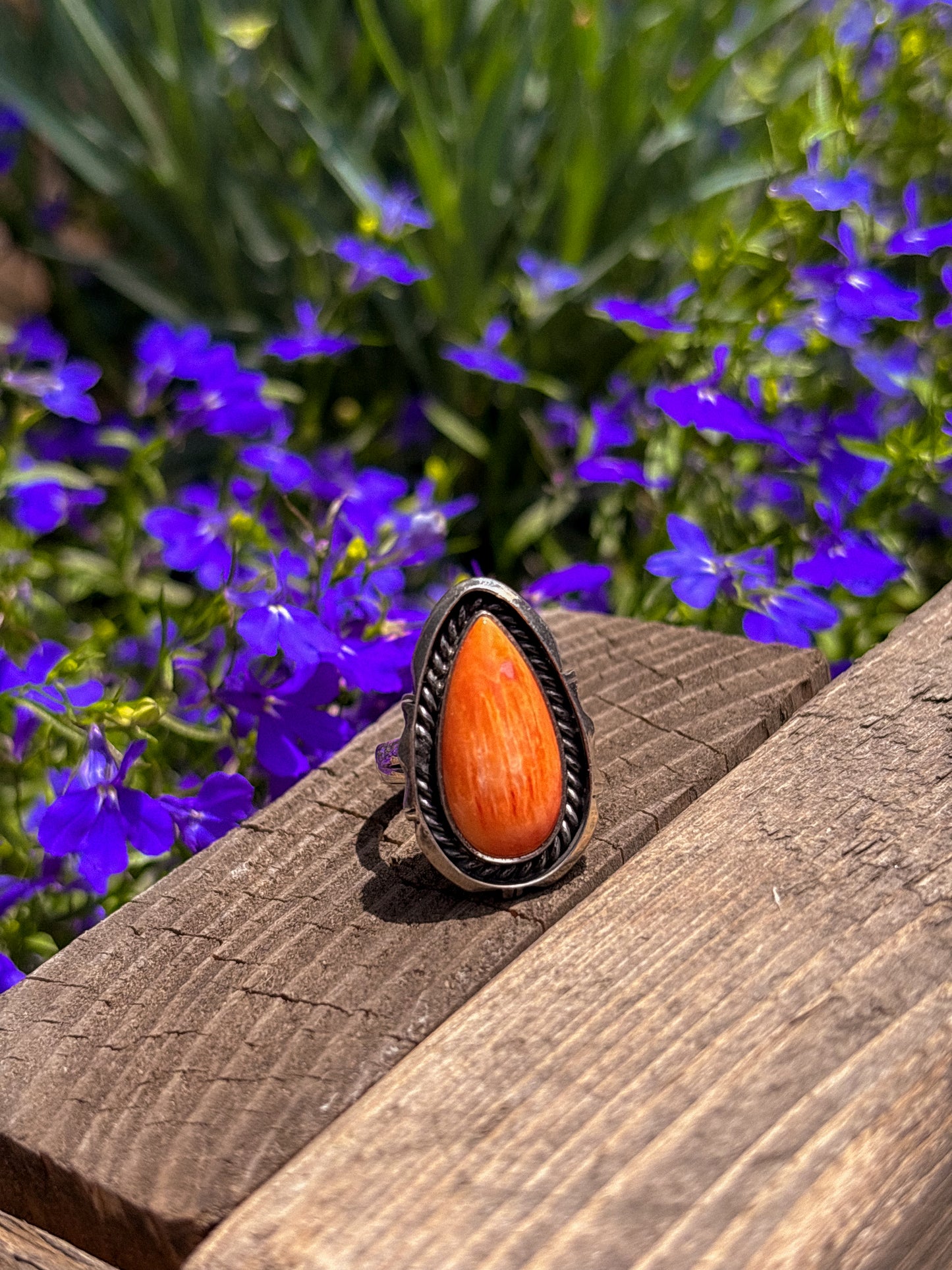 Orange Spiny Ring-6