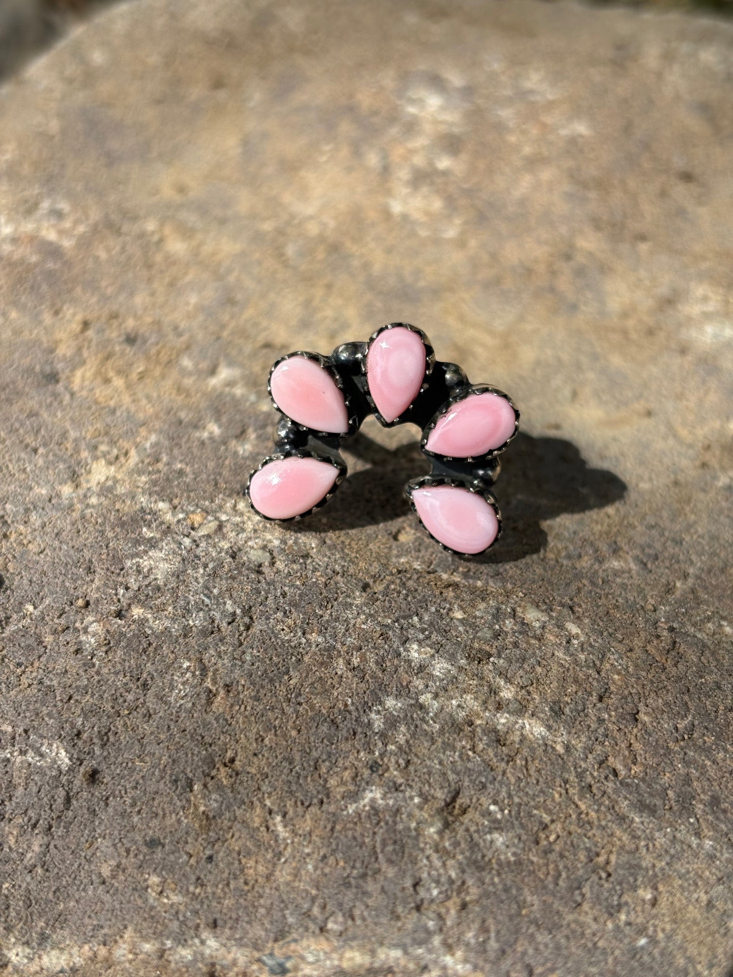 Pink Conch Naja Ring-9