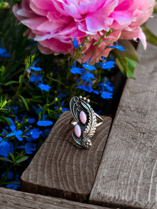 Pink Conch Ring- 10