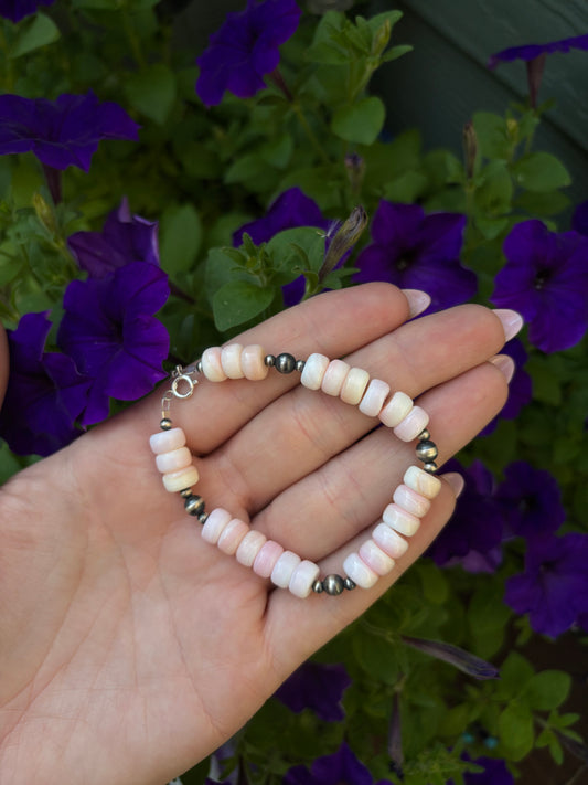 Pink Conch Bracelet