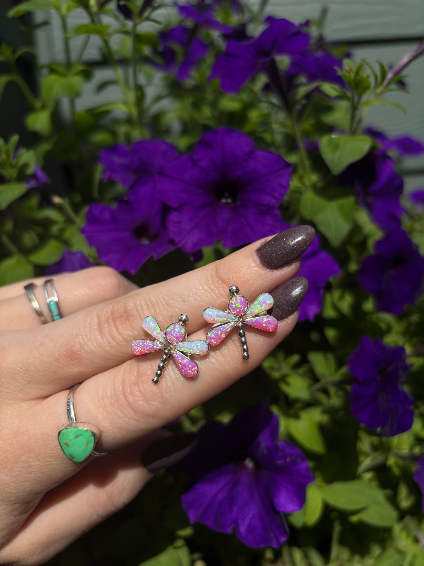 Zuni Dragonfly Earrings