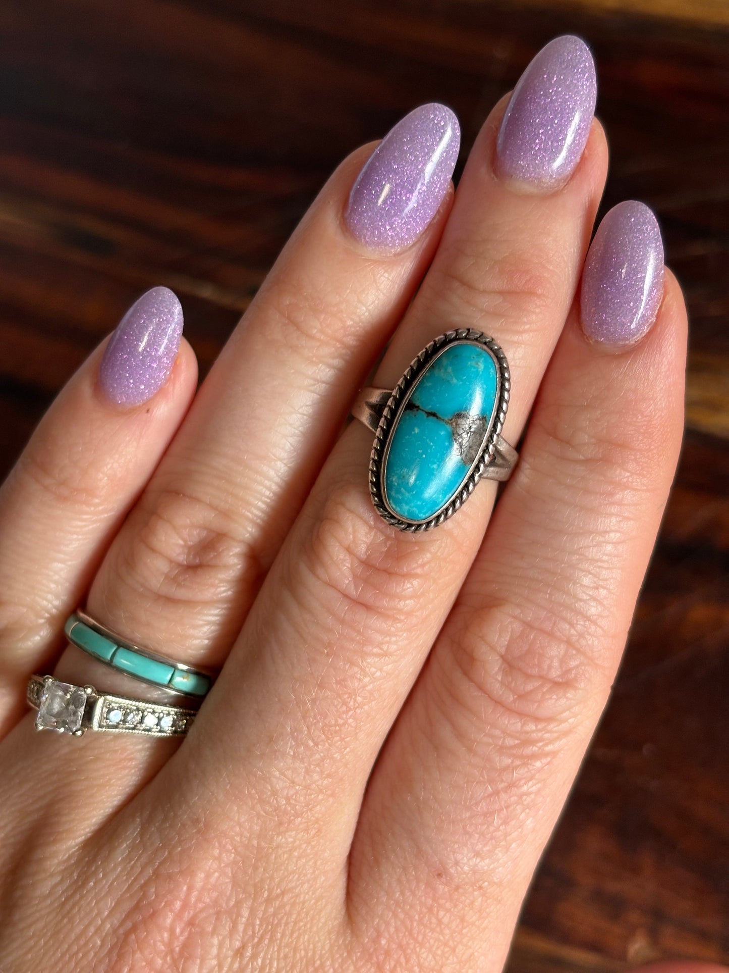 Native Made Old Pawn Ring- 6