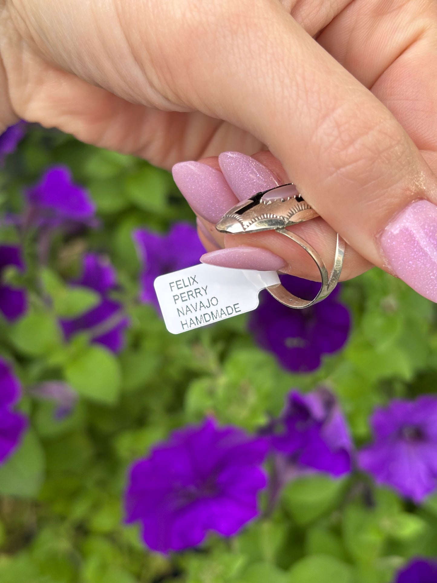 NATIVE Mother of Pearl Ring-9