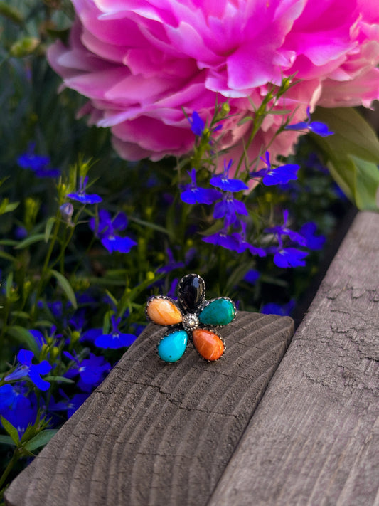 Spinner Floral Ring-9
