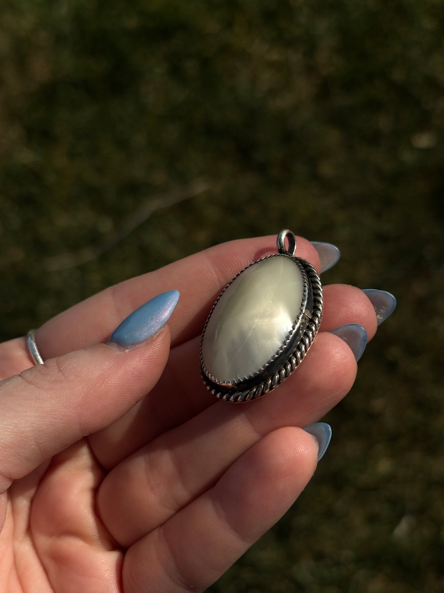 Vintage MOP Pendant