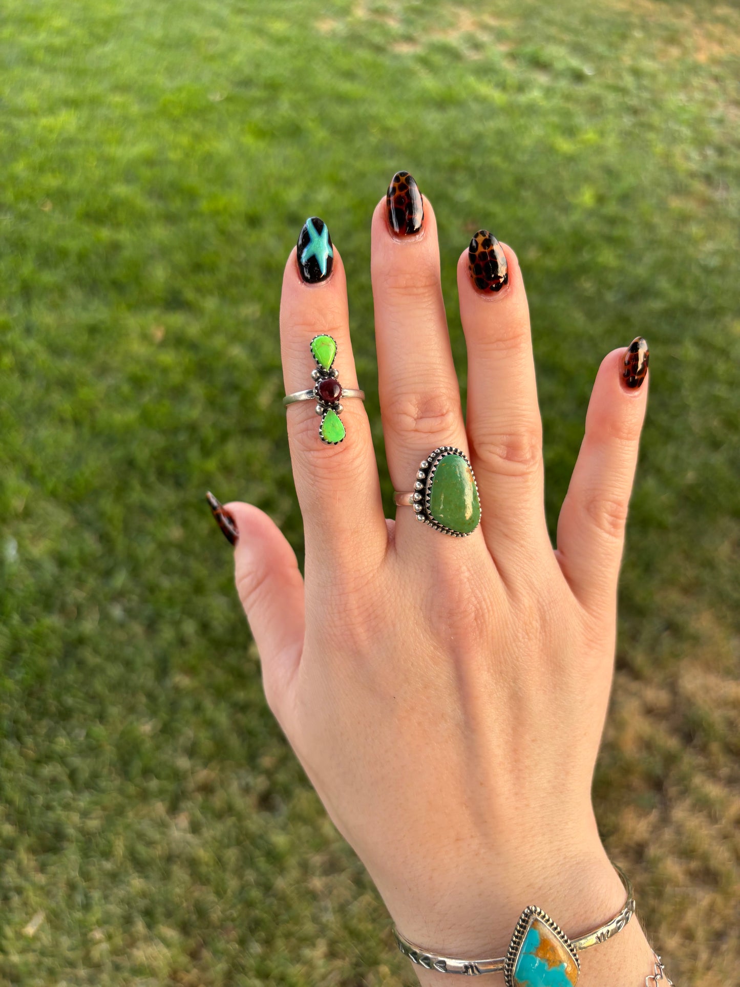 Green & Purple Ring-Adj.