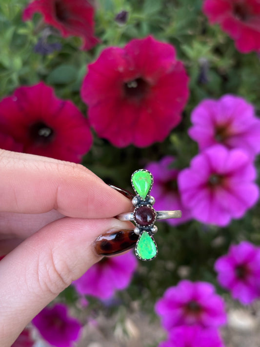 Green & Purple Ring-Adj.