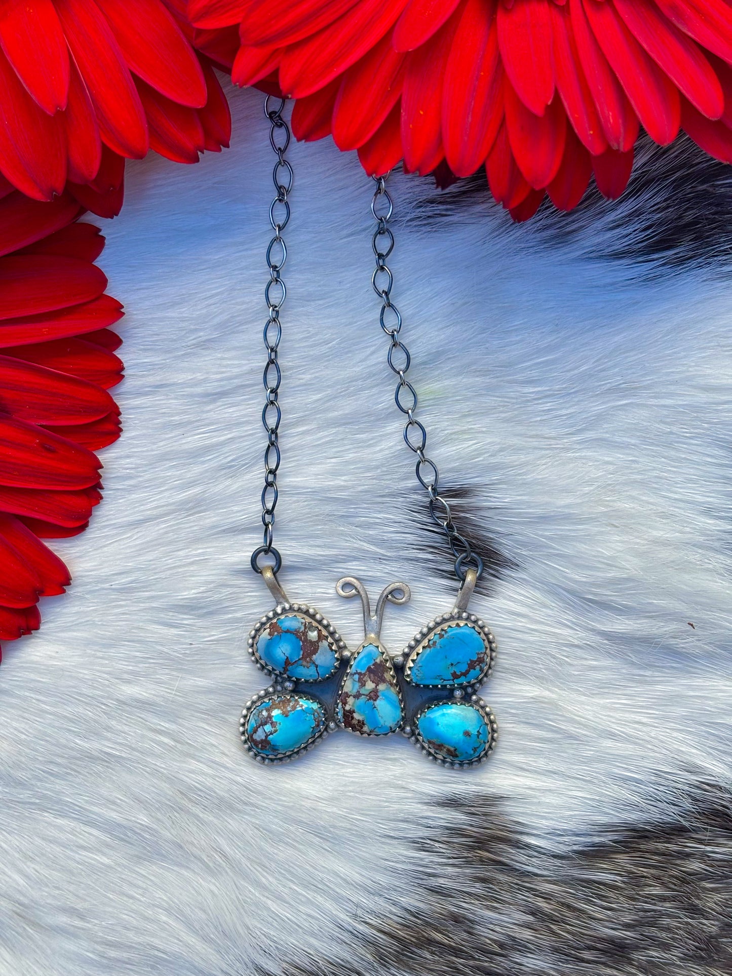 Golden Hills Butterfly Necklace